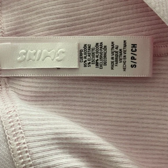 SKIMS Cotton rib boxer cherry blossom size S - Picture 4 of 7